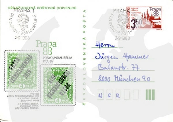 CDV 223 / 01 - CZ 1988 09 054 ●
